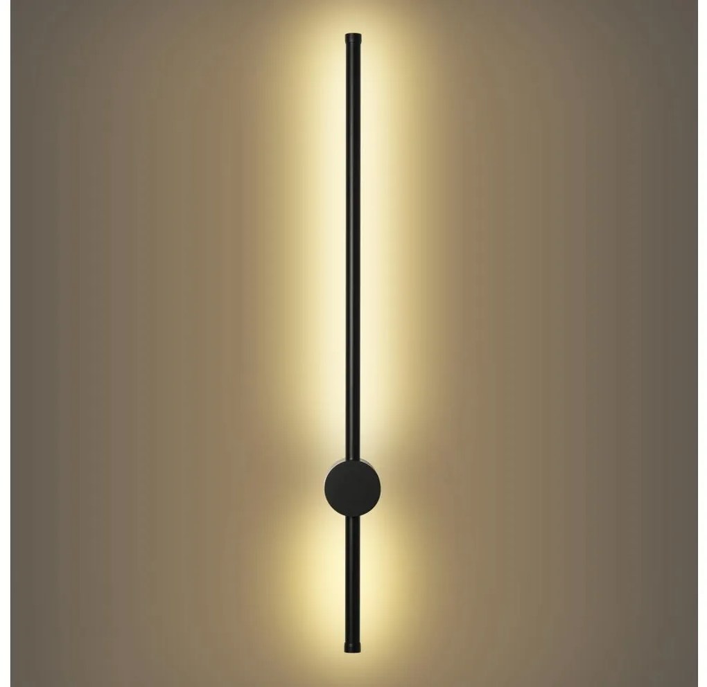 Brilagi - Kinkiet zewnętrzny AURA LED/12W/230V 3000K IP54 czarny