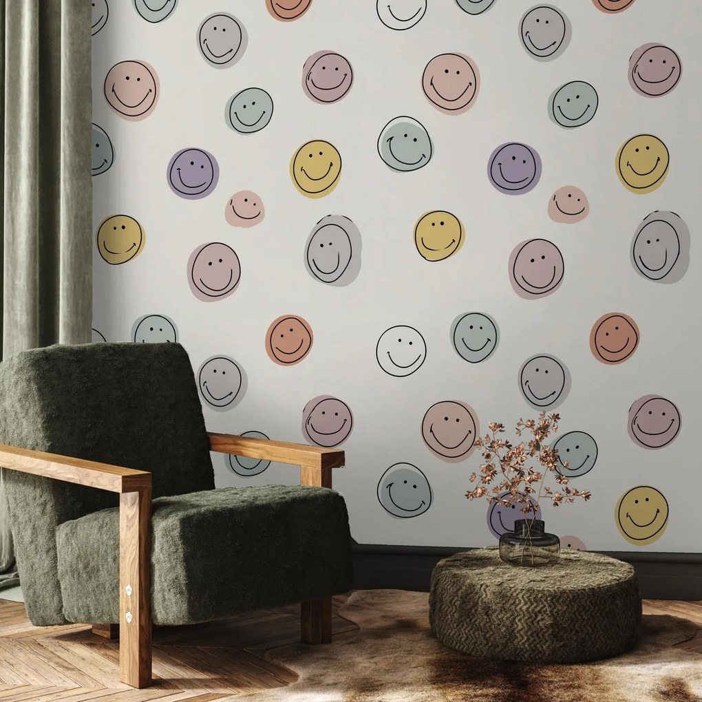 Fototapeta - Emotikonki (196x136 cm)