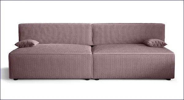 Wrzosowa rozkładana sofa G3-F02