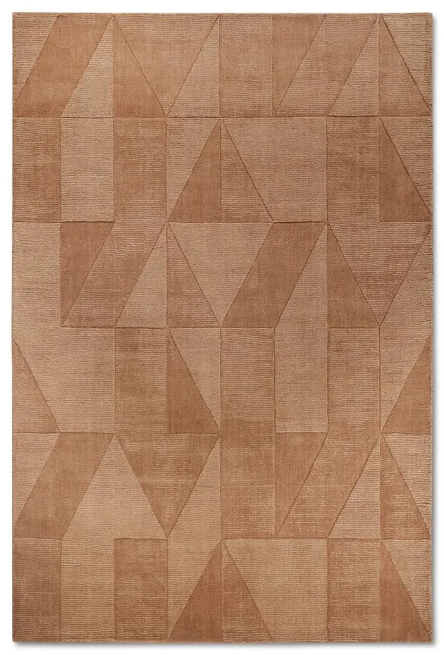 Brązowy wełniany dywan tkany ręcznie 120x170 cm Ursule – Villeroy&amp;Boch