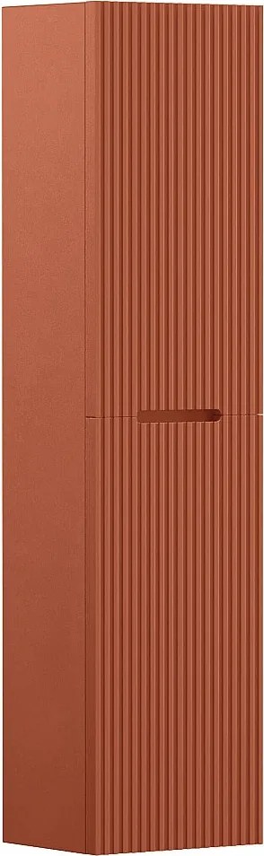 Słupek łazienkowy wiszący - 140 cm - ryflowany terakota - PAVANI