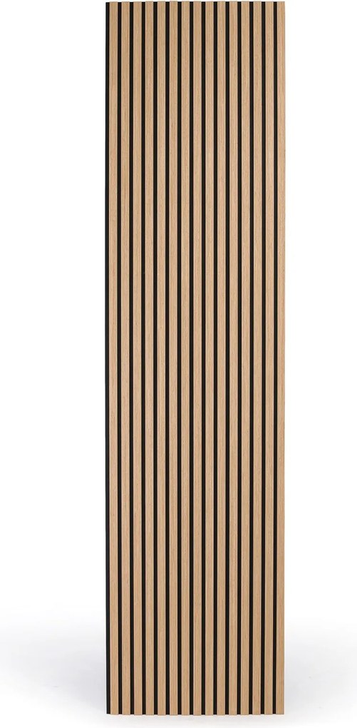 Drewniany panel akustyczny, 2400 x 600 mm, B2BP004, 5 szt, dąb