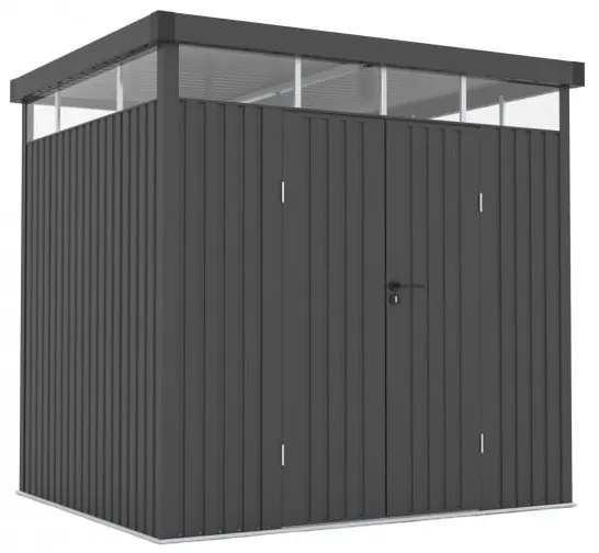 DOMEK NARZĘDZIOWY STALOWY 200×239×227 CM – DUŻY SCHOWEK NA NARZĘDZIA Z OKNEM, OGRODOWY