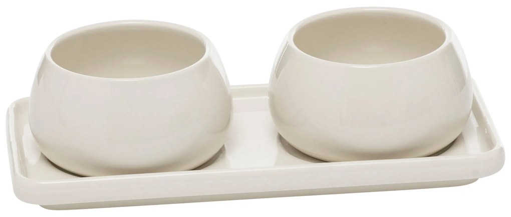 Ceramiczny zestaw do serwowania przekąsek NORA