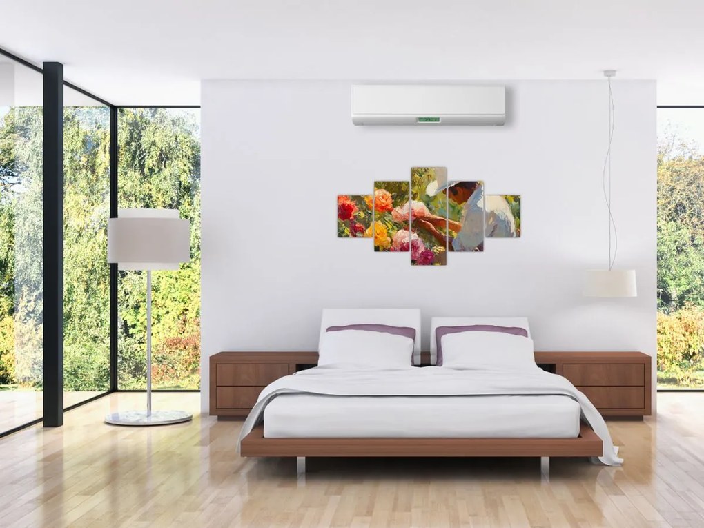 Obraz - Ogrodnik (125x70 cm)