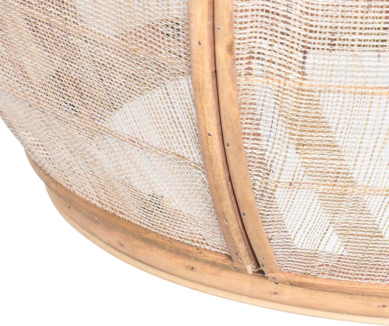 Inteligentna lampa wisząca brązowa 50 cm z Wifi G95 - Pascal