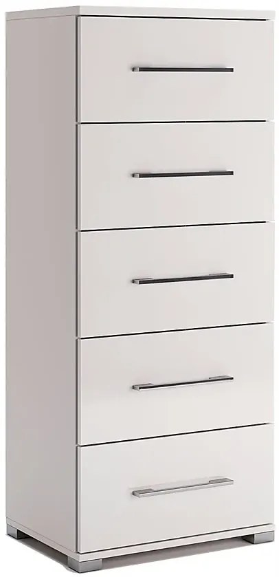 Biała komoda słupek z szufladami L6-Z71
