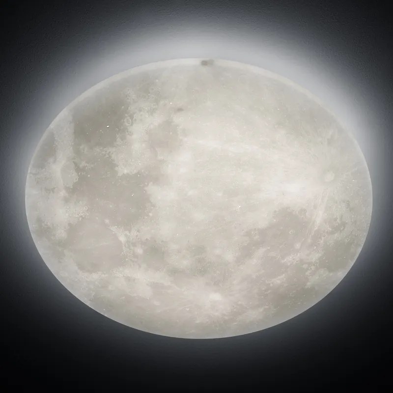Designerski plafon regulowany Lunar w formie księżyca