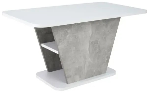 ŁAWA CALIPSO BIAŁY MAT / SZARY (EFEKT BETONU) 90X50 SIGNAL