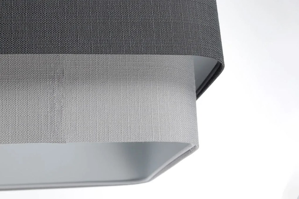 Lampa wisząca KWADRO DUO 007 51x47cm grafitowa/szara BPS KONCEPT