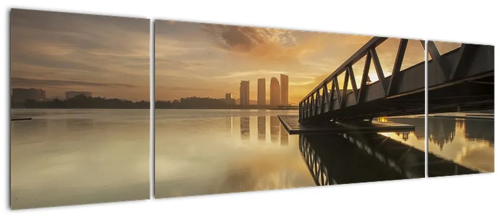 Obraz molo (170x50 cm)