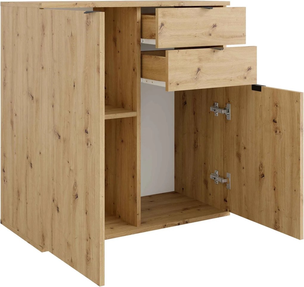 Komoda METRIX 120 cm do Salonu Sypialni Dąb artisan