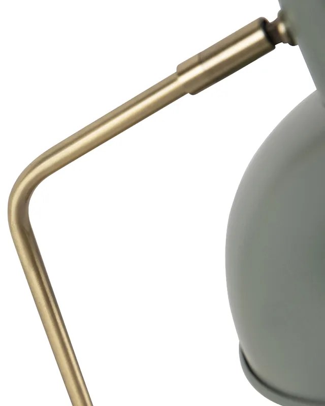 Lampa stołowa w stylu Retro zielona z brązem - Milou Nowoczesny Oswietlenie wewnetrzne