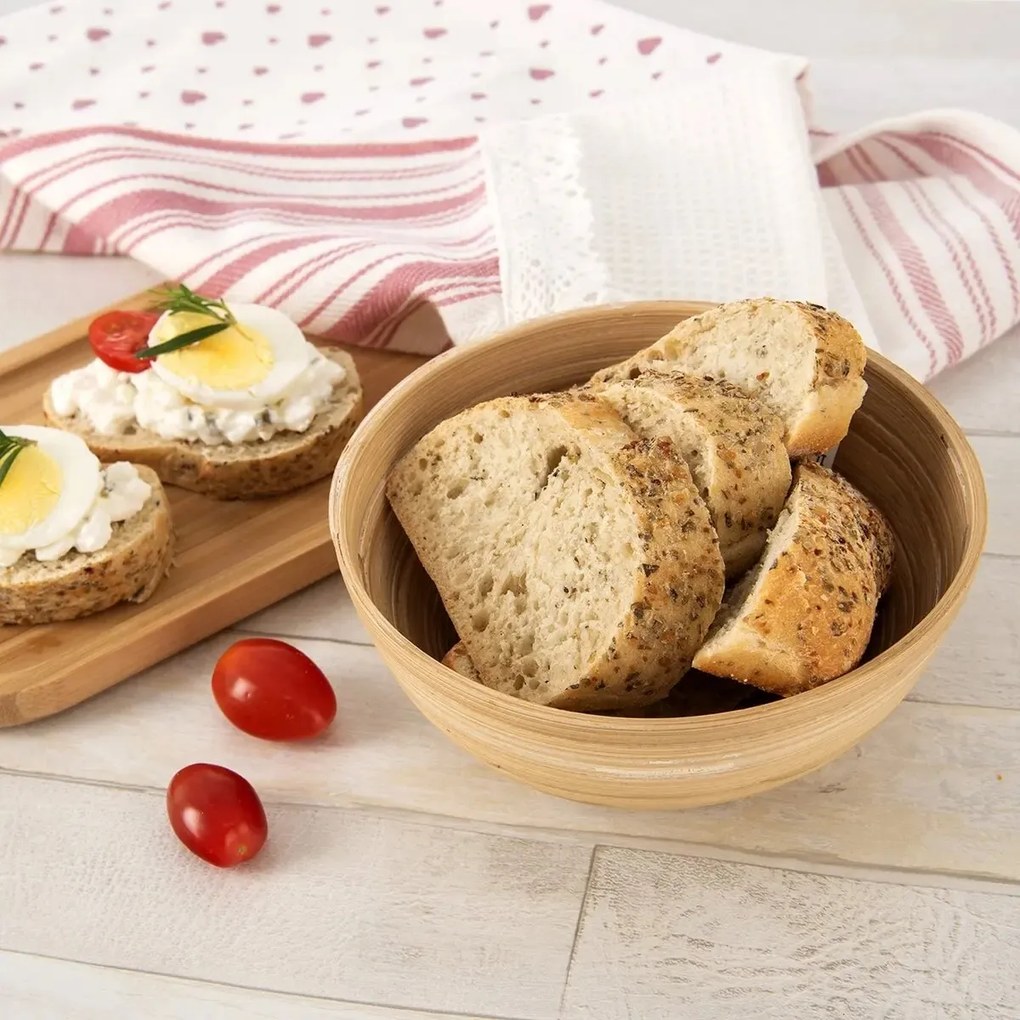 Orion Miska kręcony bambus, 14 cm cm, S