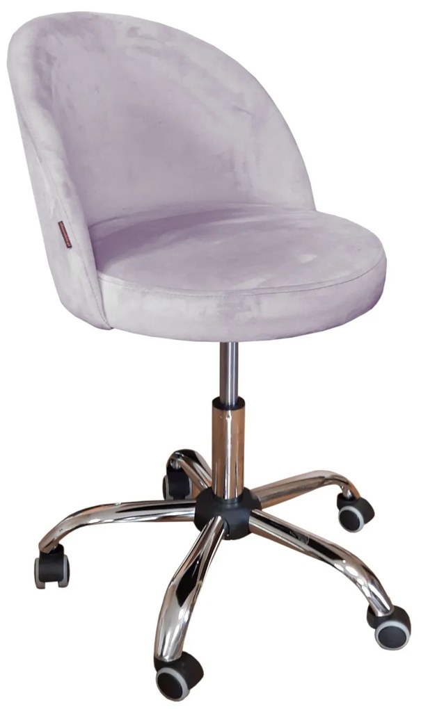 Fotel obrotowy TRIX MG55 szary róż