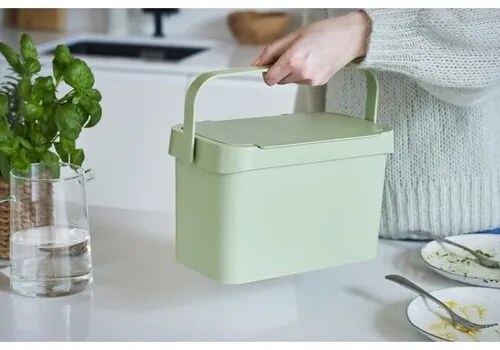 SmartStore Plastikowy kosz na odpady organiczneCollect, zielony, 5 l