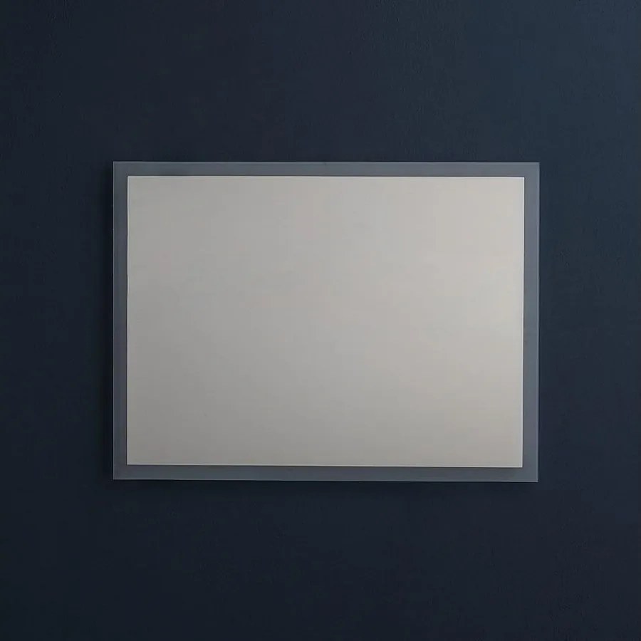 Lustro z ramą LED "Bend" prostokątne odwracalne cm 80x60