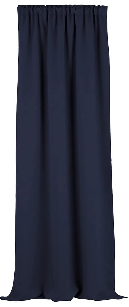Zasłona zaciemniająca na taśmie marszczącej granatowy 140 x 280 cm 1 szt.