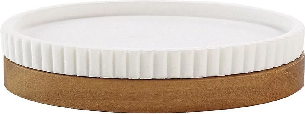 Mydelniczek Design "Niagara" 14cm Biały Nowoczesny i Praktyczny