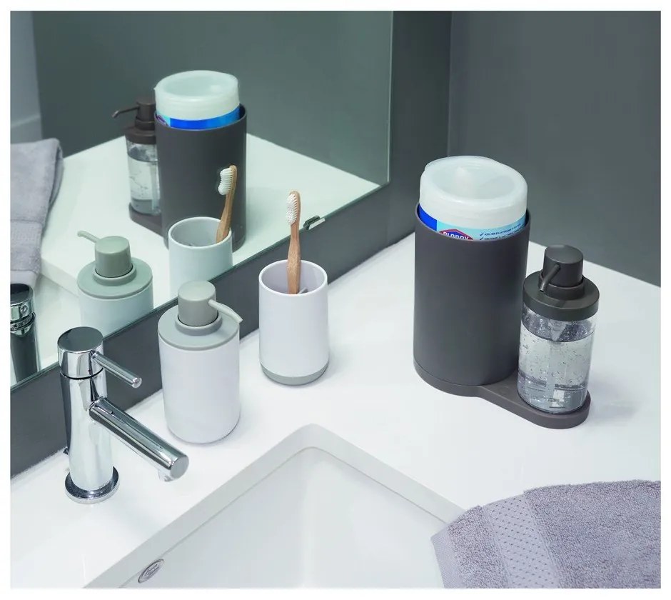 Szary zestaw do mycia rąk iDesign Clean