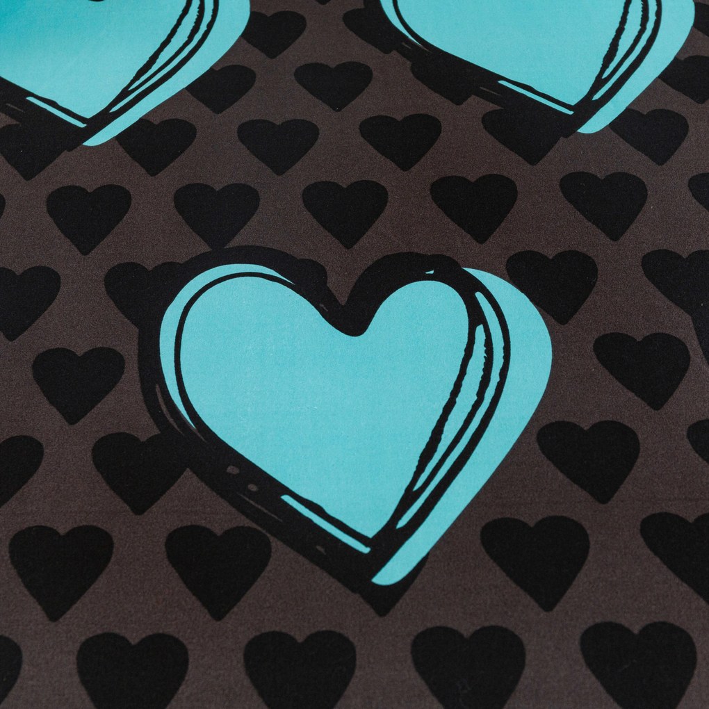 Poszewka na poduszkę z mikrofibry KASUGA 50x70 cm, turkusowy