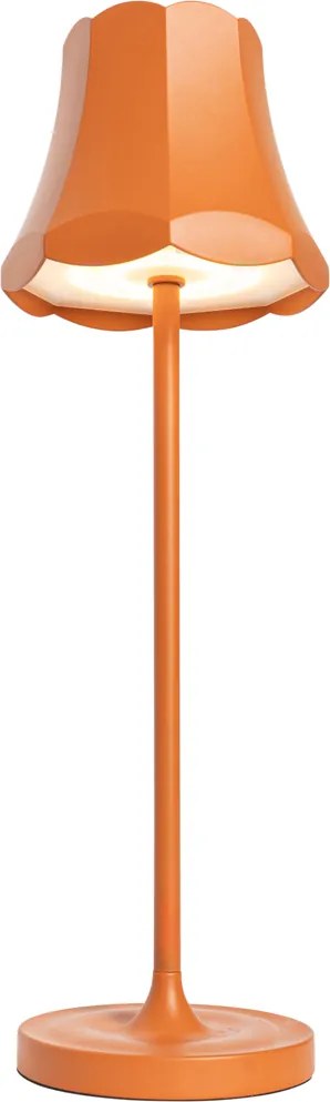 Zestaw 2 lamp stołowych w stylu retro pomarańczowych ładowanych z gniazda USB IP44 - Granny