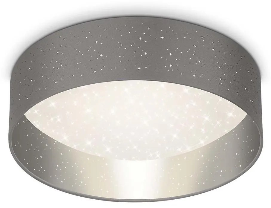 Briloner 3882-014 - LED Plafon MAILA STARRY LED/18W/230V szary/srebrny