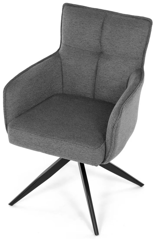 Zestaw krzeseł obiadowych z mechanizmem powrotnymDCH-P3170 GREY2, 2 szt.