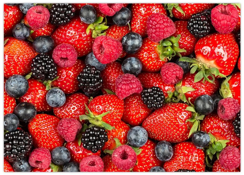 Obraz na szkle - Ładunek owoców (70x50 cm)