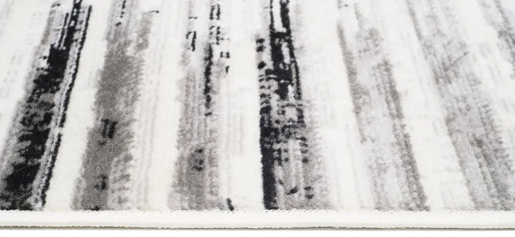 Przecierany popielaty dywan w nowoczesnym stylu E9-R89