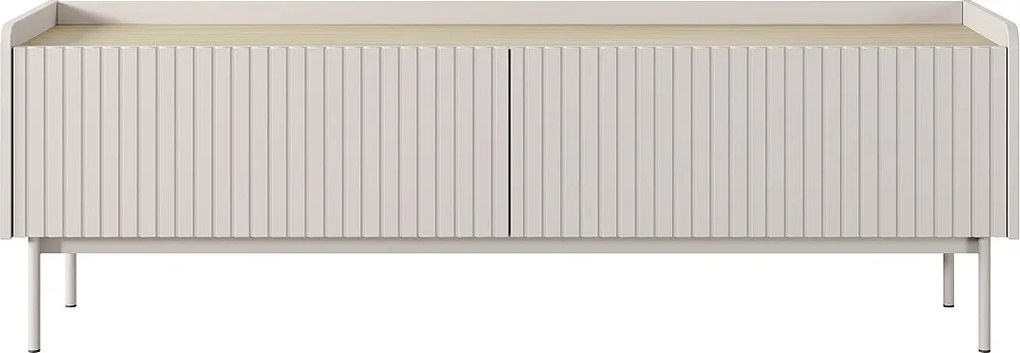 Szafka RTV: 2 drzwi, szafka: Kaszmir, 153 x 50,2 x 38 cm