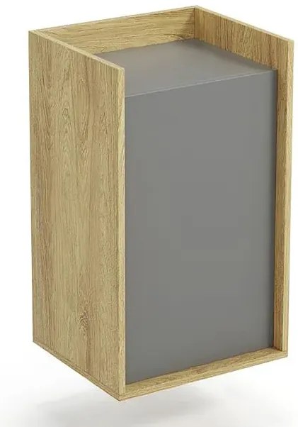 Szafka modułowa 83cm hikora + szary przykurzony - Afilia 9X
