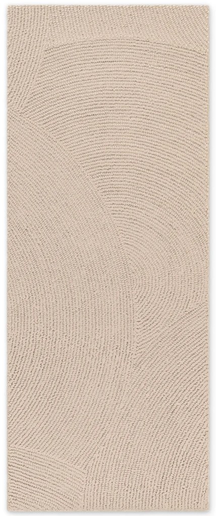 Dywan wełniany Hanse Home Eleni beżowy 80 cm x 300 cm