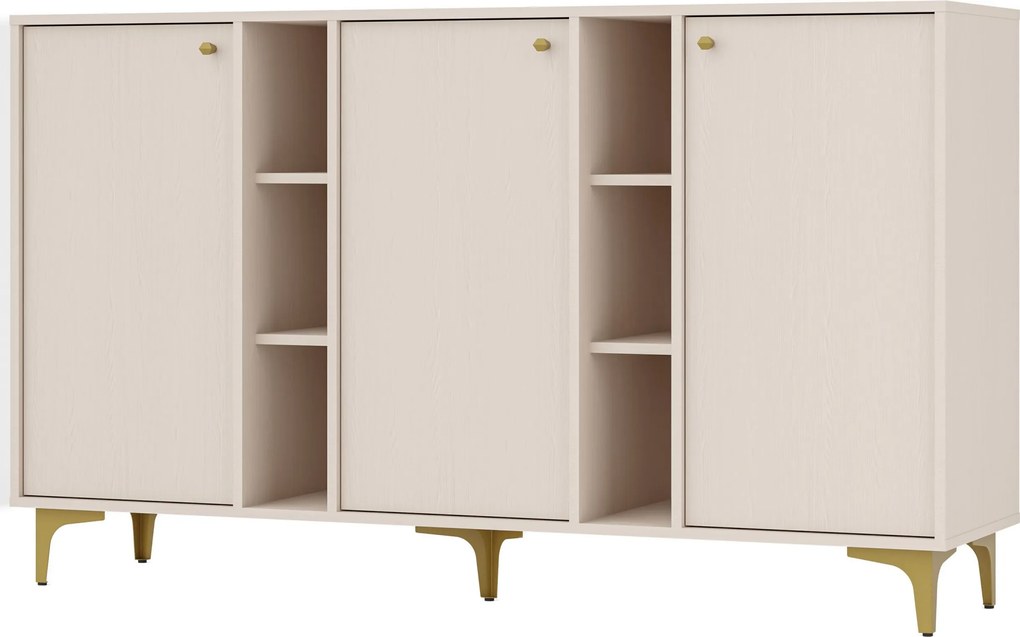 Komoda TORINO 158 cm do Salonu Sypialni Odcienie beżu