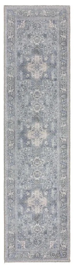 Zielony chodnik z mieszanki włókien z recyklingu odpowiedni do prania 60x230 cm Windsor – Flair Rugs