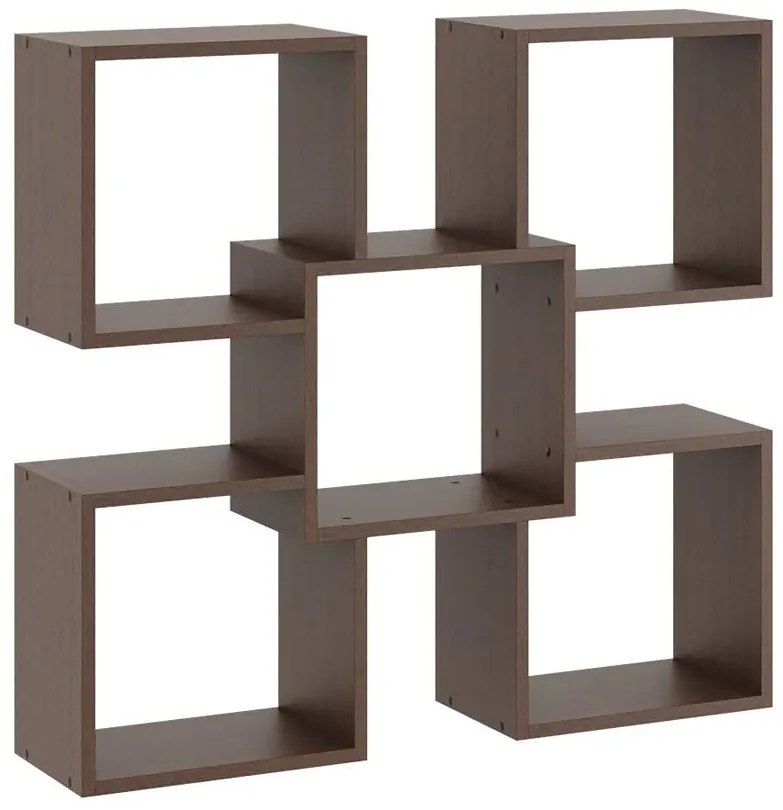 Minimalistyczna półka ścienna w kolorze wenge A3-W38