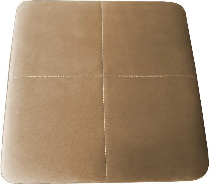 Taboret SOLID tkanina Welur stelaż metalowy STOŁEK LOFT : Kolor Stelaża - Złoty, Kolor tkaniny - VELVET - MG06, Typ tkaniny - Velvet, Wysokość - 60 cm