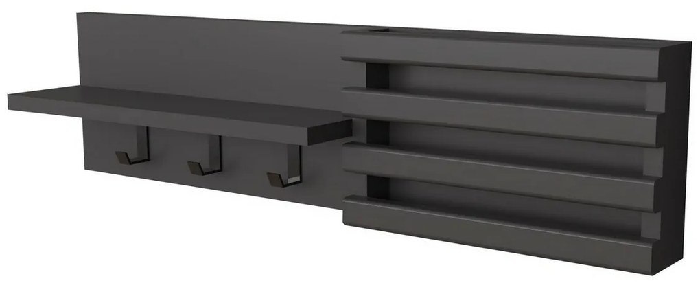 Wieszak ścienny Huso Anthracite