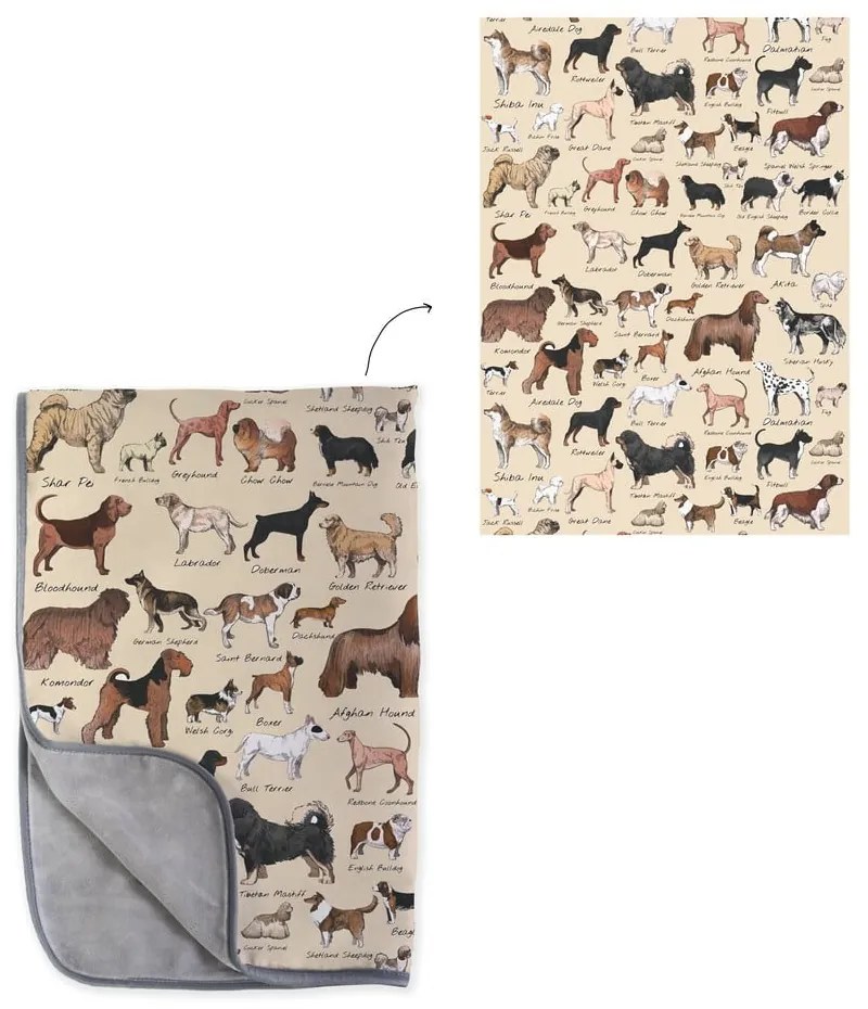 Koc 130x170 cm Dog Types – Really Nice Things