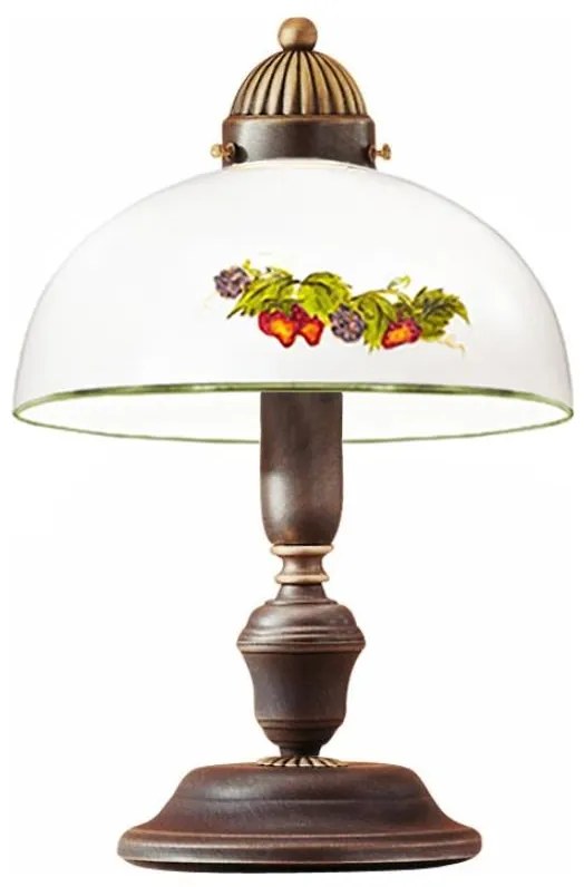 Kolarz 731.73.121 - Lampa stołowa NONNA 1xE14/60W/230V winogrona/truskawki