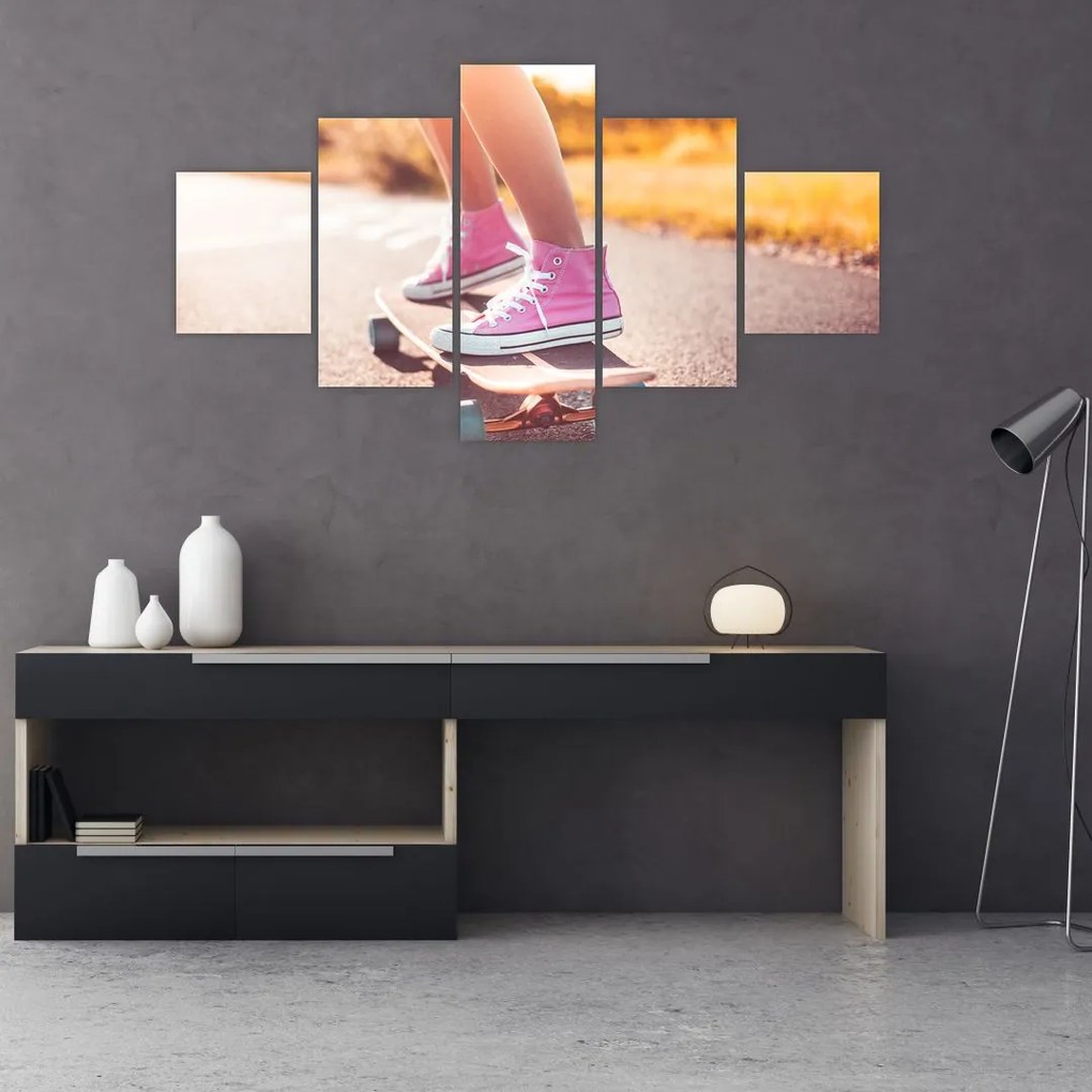 Obraz deskorolki (125x70 cm)