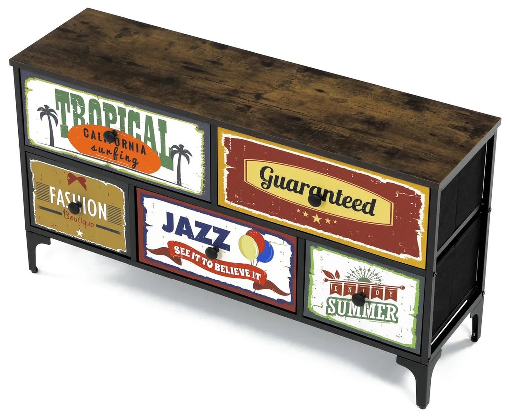 Komoda w stylu vintage, 103 x 30 x 56 cm