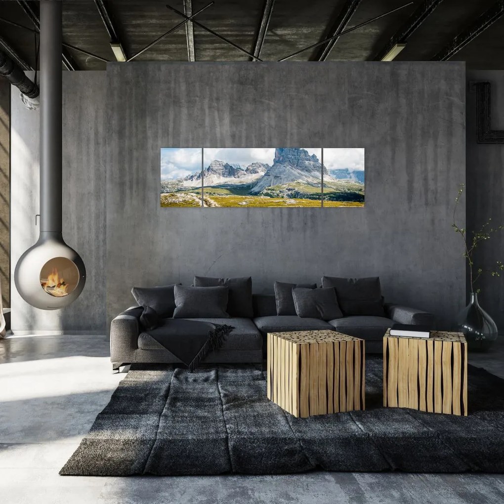 Obraz - Włoskie Dolomity (170x50 cm)
