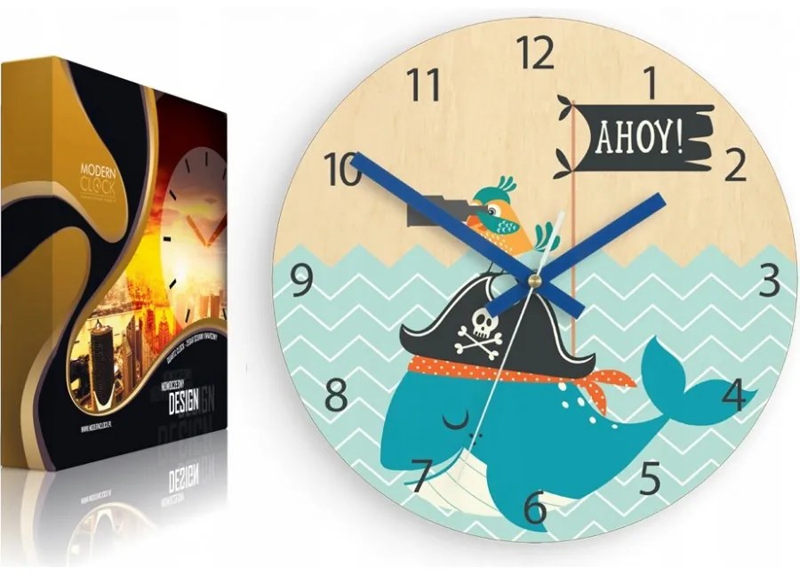 Zegar ścirnny cichy do pokoju dziecięcego drewniany nowoczesny dekoracyjny