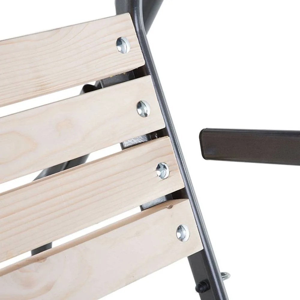 Metalowa huśtawka ogrodowa Toledo – Dajar