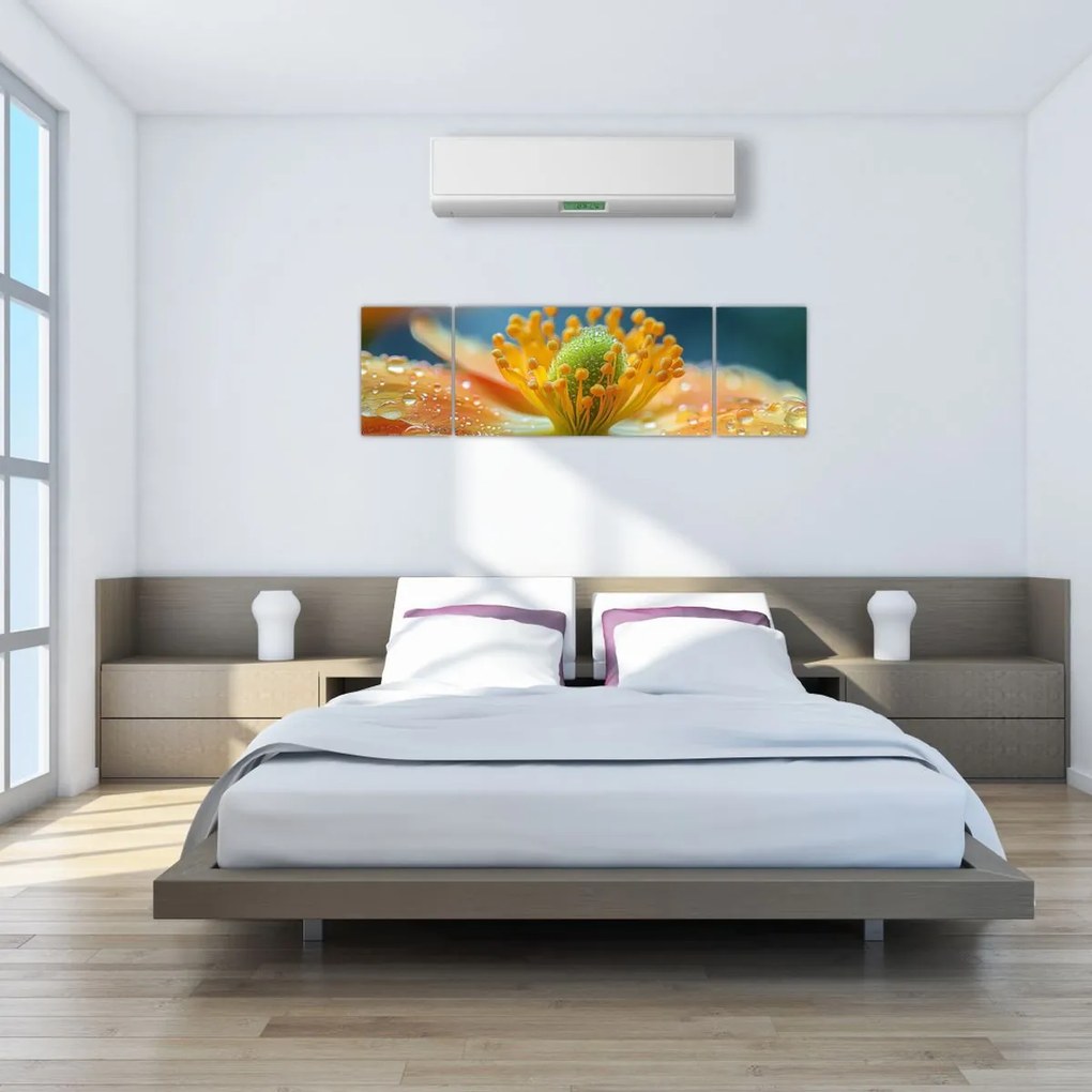 Obraz - Szczegół kwiatu (170x50 cm)