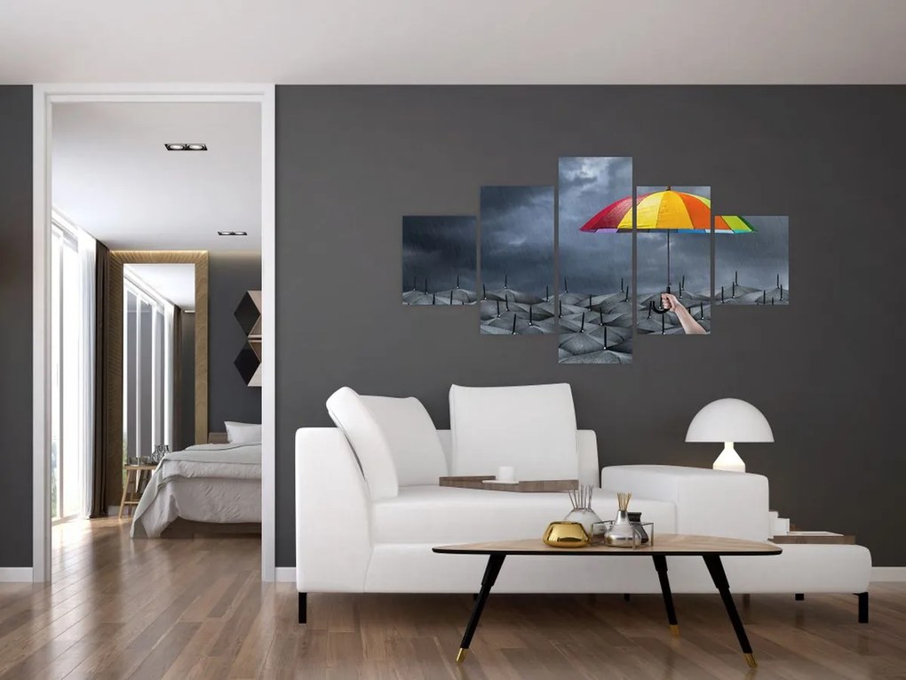 Obraz - Parasole (125x70 cm)