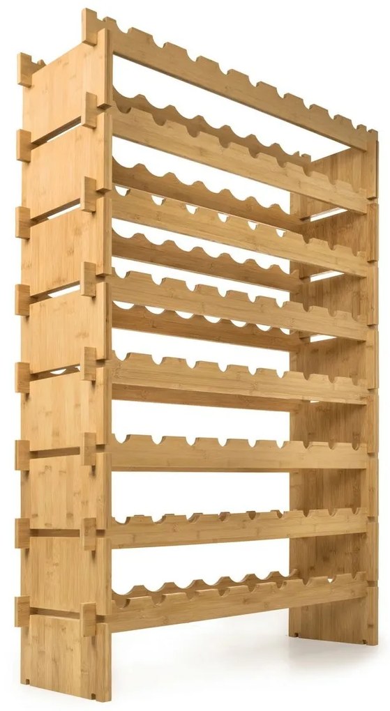 G21 Bambusowy regał na wino, 72 butelki