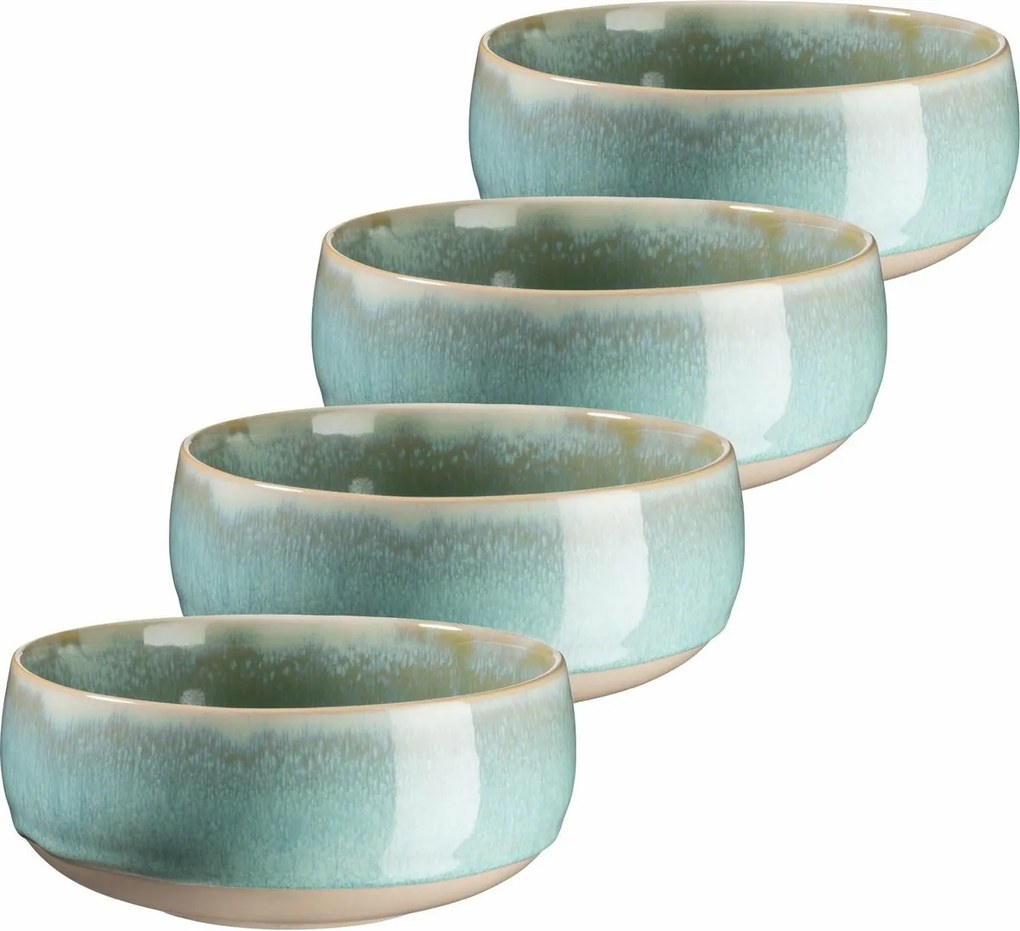 Mäser Zestaw 4 misek do zupy AQUATA – 14 cm, zielony