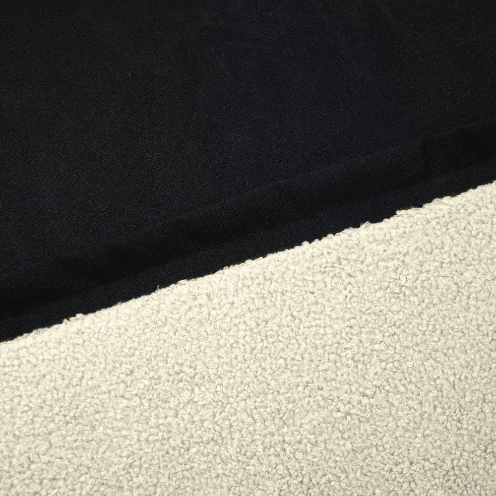 Jasnoszary worek do siedzenia z materiału bouclé Snug Long 140 – SLOWDOWN